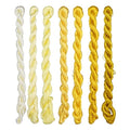 Natural 100% Silk Thread, Handmade Embroidery Thread Silk Floss 7 Colors 110m Each (17) - color: 17
