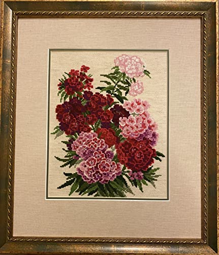 RIOLIS 1463 Sweet William Counted Cross Stitch Kit 9.5 x 11.75 in - style: Sweet William 1463
