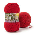 Mary Maxim Starlette Yarn, Soft Acrylic Yarn, 3.5 OZ, 180 Yards, Cayenne - color: Cayenne