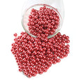 YouLuo 200Pcs Glass Pearl Beads for Jewelry Making,Glass Beads for Bracelet - color: Bordeaux Red, 4mm