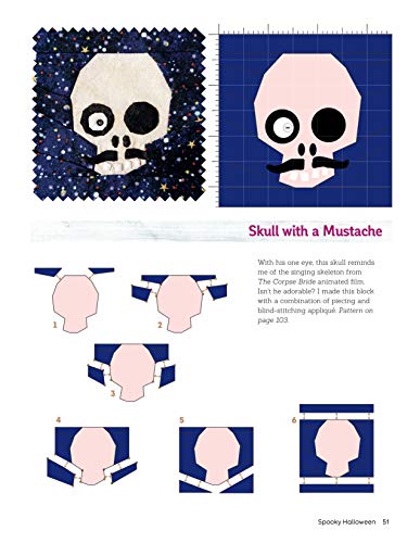 Sewing Scrap Blocks with Character (Landauer) 60 Fresh, Modern Patchwork Patterns for Quilters - Step-by-Step Instructions for Baby Dragons, Raccoons, Elephants, Lions, Bunnies, Foxes, and More