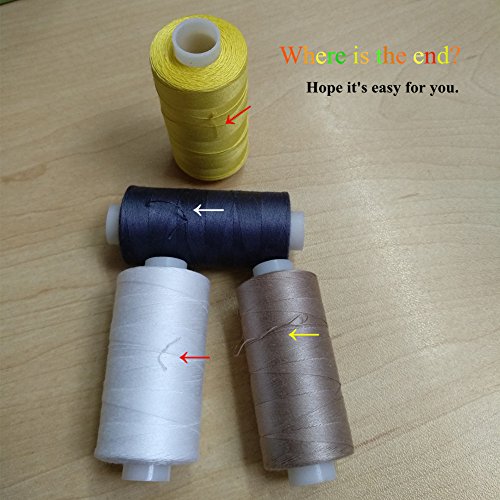 Simthread 12 Multi Colors 100% Cotton Sewing Thread 50s/3 Thread for Quilting etc - 550 Yards Each 12C02 - color: 12 Colors #2