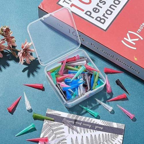 25Ga Plastic Tapered Pinhead Blunt Tip Dispenser Needles 50Pcs - size: 25G
