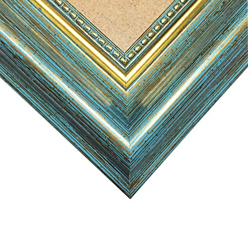 4x4 Photo Frame Blue Picture Frame Desktop Display Mount on The Wall.Plexiglass Panel (not Glass).Tips: Please Peel Off The Panel's Protective Film,Words on the Film Affect the Use