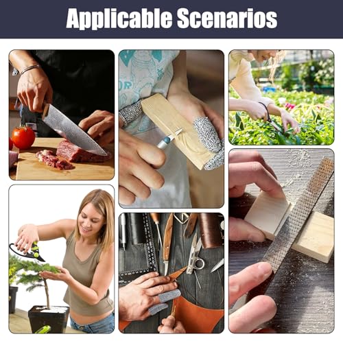 20 Pcs Finger Cots Cut Resistant Protector Reusable Fingertip Gloves Cover Large Finger Nail Sleeves Fabric Thumb Protection Guards Kitchen Hand Sewing Food Cutting Sculpture Carving Work Supplies