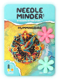 Awesome Pattern Studio Needle Minder Set – Hummingbird Magnetic Needle Minder + 2 Needle Threaders. Enamel Pin for Cross Stitch, Embroidery and Craft - size: Hummingbird Set #1