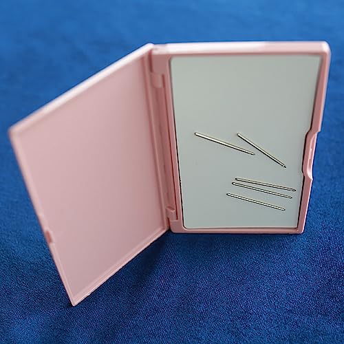 HEEPDD Magnetic Needle Storage Case, Pink Rectangle Needle Keeper