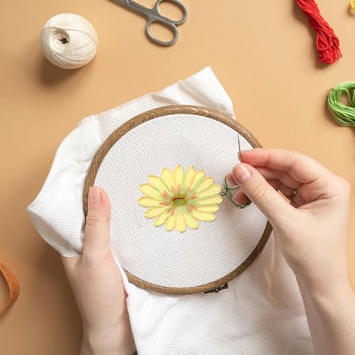 Rngmsi 4 Sheets Insect Embroidery Patterns Water Soluble Stick and Stitch - color: Insect