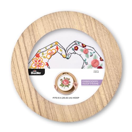 Bucilla, Embroidery Hoop Circle Frame, Fits 8" Embroidery Hoop - size: 8", style: Circle