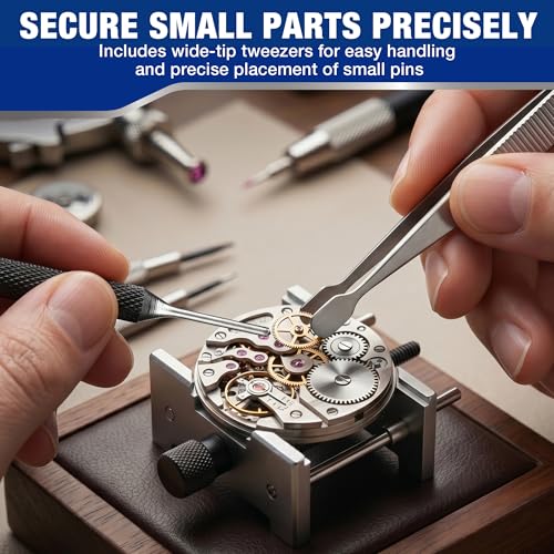 WORKPRO 9-Piece Roll Pin Punch Set with Tweezers, Punch Tool Set