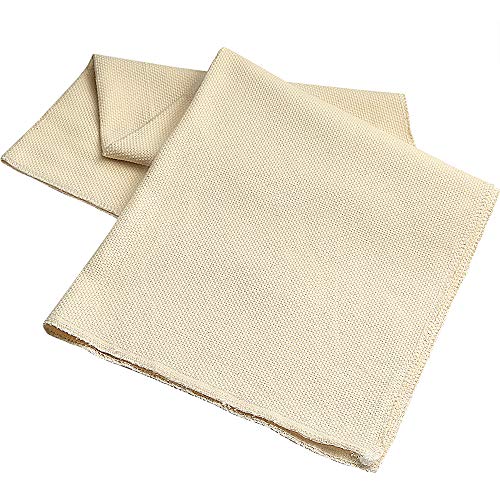 Pllieay Tufting Cloth Punch Needle Fabric, Embroidery Fabric, Monks Cloth - size: 1pcs 26.4 x 19.3 Inch