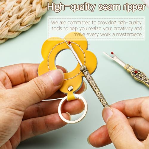 Seam Ripper, 2 PCS Vintage Seam Rippers for Sewing, Stitch Remover Tool