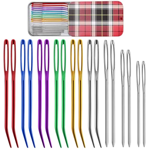 UOOU 18 Pcs Yarn Needle, Tapestry Needle Darning Needles for Yarn