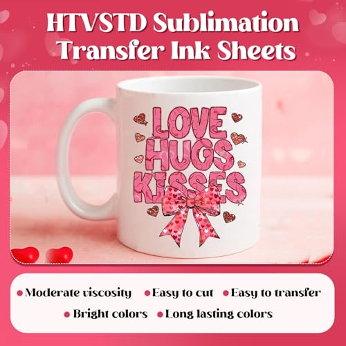 HTVSTD Rose Sublimation Transfer Ink Paper 10 Sheets 12 * 10in - color: Lace-10