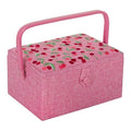 Hobby Gift Medium Sewing Box Organiser - color: Cherries