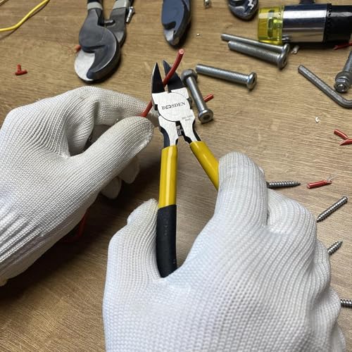 BOOSDEN Mini Jewelry Plier Set Small Needle Nose & Flush Wire Cutter 5 Inch - size: 5" Wire Cutter+5" Needle Nose