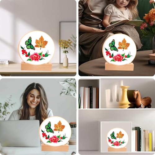 Embroidery Hoop Stand Base 3Pack Embroidery Stand 2 Tier Groove Design Embroidery Display Stand Base ，Embroidery Hoop Display Cross Stitch Kits (Suitable 4-6.7IN Frame) - size: Suitable 4-6.7IN Frame