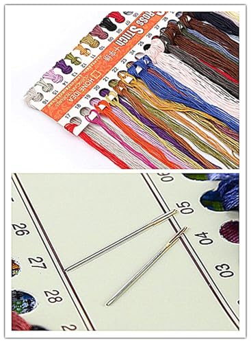 CaptainCrafts Stamped Cross Stitch Kits for Adults Printed 11CT Needlework - color: Music City-Romantic Cello, style: Stamped 11CT