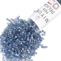Miyuki Delica Seed Beads - color: DB1882 - Silk Inside Dyed Bayberry