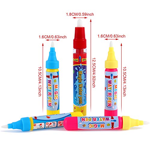 Outus 12 Pcs Water Drawing Doodle Pens, Replacement Markers for Mat Book