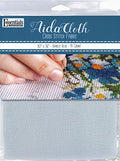 Essentials By Leisure Arts Aida Cloth, 14 Count, Barely Blue Cross Stitch Fabric, Embroidery Fabric, Cross Stitch Supplies for Crafting, Stitching, and Sewing Projects 30X36