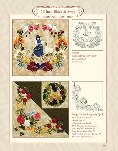 The Art of Elegant Hand Embroidery: Embellishment and Applique (Landauer) Hardcover Spiral Binding with included DVD of 124 Printable Patterns