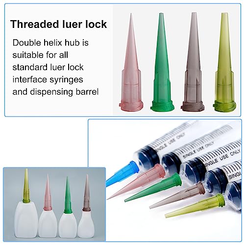 14Ga Plastic Tapered Pinhead Blunt Tip Dispenser Needles 50Pcs - size: 14G
