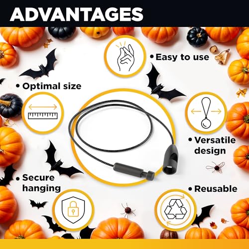 Black Christmas Ornament Hooks with Snap - 200 pcs Durable Ornament Hangers - Pre-Cut Ornament String with Snap Fasteners for Christmas Tree Decorations, Garlands & Holiday Party - color: 200 Pcs Black