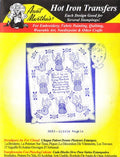 Little Angels Aunt Martha's Hot Iron Embroidery Transfer