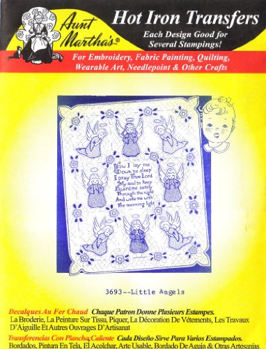 Little Angels Aunt Martha's Hot Iron Embroidery Transfer