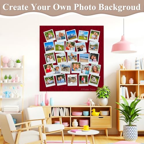 Red Felt Fabric 36" x 36", 1 Square Yard Stiff Acrylic Felt Sheet - color: Red, size: 36" X 36" (1 Yard)