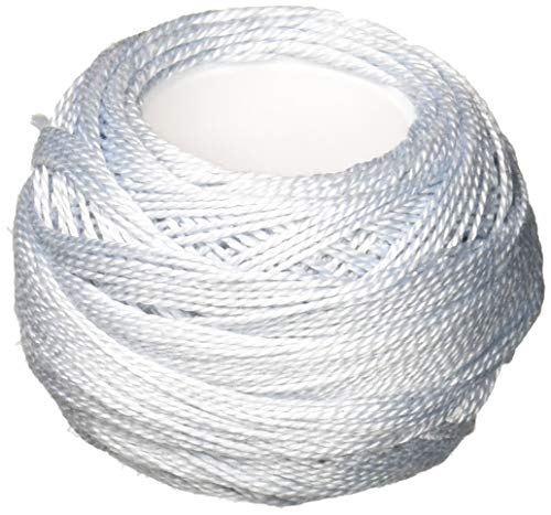 DMC 116 8-3753 Pearl Cotton Thread Balls, Ultra Very Light Antique Blue, Size 8