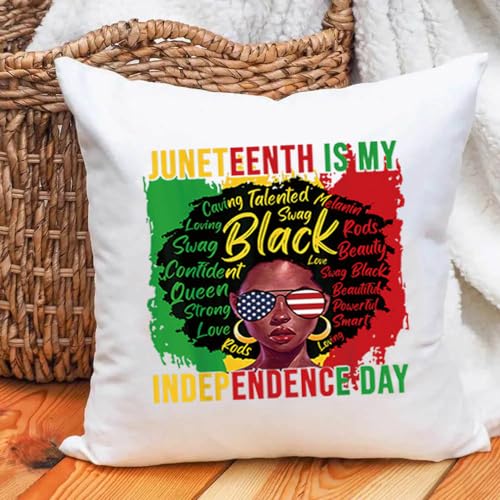 Juneteenth Iron on Patches - 4 Sheets Black Women Heat Transfer Vinyl Stickers Independence Day Iron on Transfer Decals 1865 Black History Design Heat Thermal Press Appliques for Clothes Pillow Bags - color: Juneteenth B