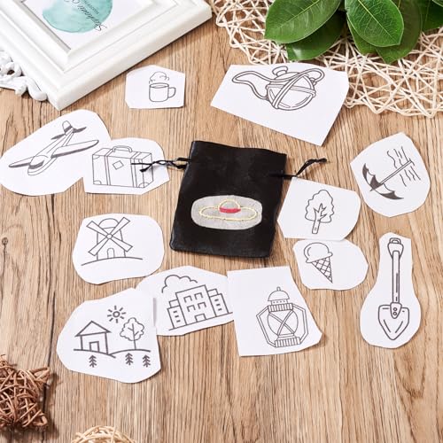 Magibeads 60 Patterns Travel Theme Water Soluble Embroidery Patterns Airplane Landscaping Suitcase Stick and Stitch Transfer Embroidery Paper for Adult Beginners Hand Sewing Starter Kit - color: Travel