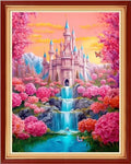 Dooxvey Cross Stitch Kits for Adult Beginners - Magic Castle 16x20 inch Pattern, Full Range of Stamped Kits, Needlepoint & Embroidery Options - color: Manual Arts 13