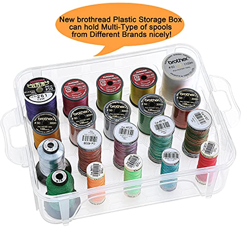 New brothread 4 Layer Stackable Clear Storage Box Organizer - size: 4 Layers
