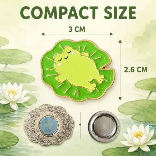 HENYANMHXH Needle Minder Magnet, Cute Magnetic Needle Holder, Lazy Frog - color: Lazy Frog