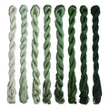 Natural 100% Silk Thread, Handmade Embroidery Thread Silk Floss 8 Colors 110m Each (98) - color: 98