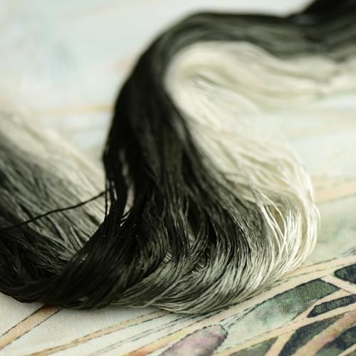 Natural 100% Mulberry Handmade Embroidery Silk Thread Silk Floss (41) - color: 41