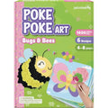jackinthebox Poke Art Bugs Craft Kit for Kids, Girls, Toys, Gifts, Ages 4-8 - style: Bugs
