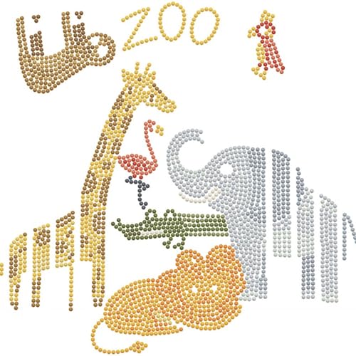 DIAMOND DOTZ At The Zoo Animal Diamond Painting Kit for Adults with Gems - color: DOTZ at the Zoo