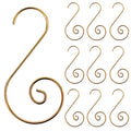 120PCS Christmas Ornament Hooks Christmas Tree Ornament Hanger Gold - color: Gold