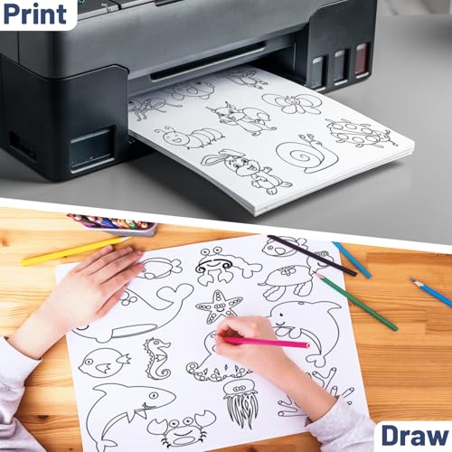 Sticky Water Soluble Embroidery Stabilizer 16PCS 8.3" x 11.7" Printable Wash Away Paper Stabilizer Allowed for Print or Draw Patterns Embroidery Transfer Paper for Hand & Machine Embroidery