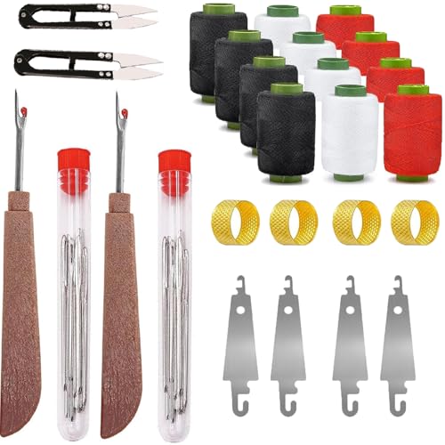 38PCS Big Eye Steel Sewing Needles Kit, for Handcraft Lovers(2 Sets) - color: 2 Sets