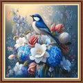 Fanxvivy Stamped Counted Cross Stitch Kits for Adults Printed Cross-Stitch Patterns 11CT Stamped or Counted Cross Stitching Embroidery Kit Needlepoint Kits-Colorful Flowers and Birds 18x18 inch - color: Artkits08