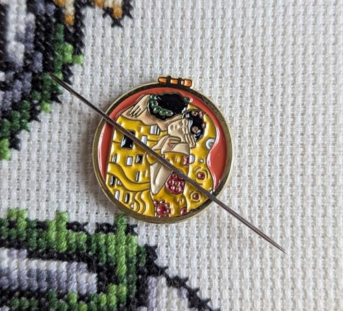 The Kiss Magnetic Needle minder for Cross Stitch and Embroidery
