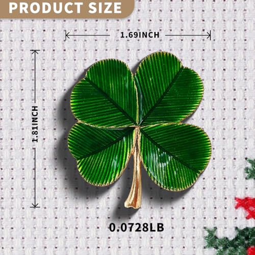 Needle Minder Magnet, Magnetic Needle Minder, Needle Minders Magnetic Cross Stitch Accessories, Magnetic Needle Holder, Life Tree, Butterfly, Cats, Owl, Heart (FourLeaf) - size: FourLeaf