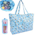 Hobekoee Crochet Bag Organizer Yarn Storage Organizer - color: Blue