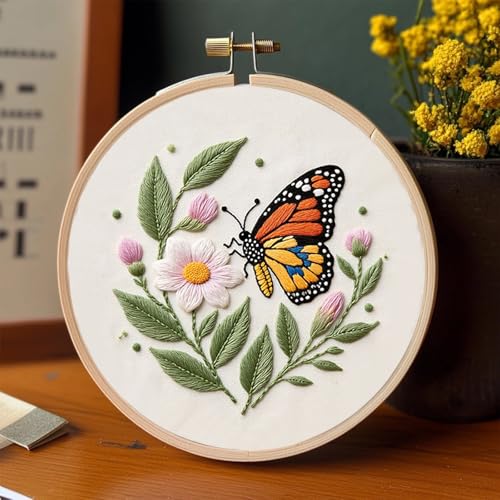 COCOMOX Embroidery Kit for Beginners, Cross Stitch Kits - color: BBT pattern