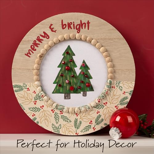 Bucilla, Embroidery Hoop Beaded Circle Frame, Fits 6" Embroidery Hoop - size: 6", style: Beaded Circle